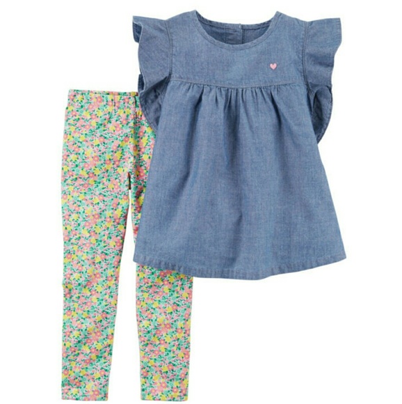 Carter S Matching Sets Carters Toddler Girls 2pc Set Blouse